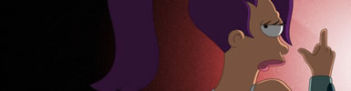 Leela looking awesome wallpaper by FuturamaFreak1