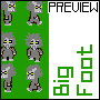 futurama big foot sprite by luke ellery