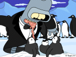futurama bender penguin