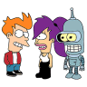 futurama fry leela bender