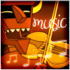 futurama robot devil music fiddle missuspatches